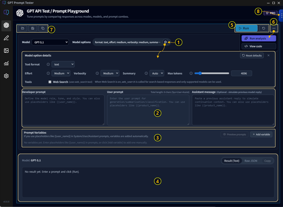 GPT Prompt Tester Playground