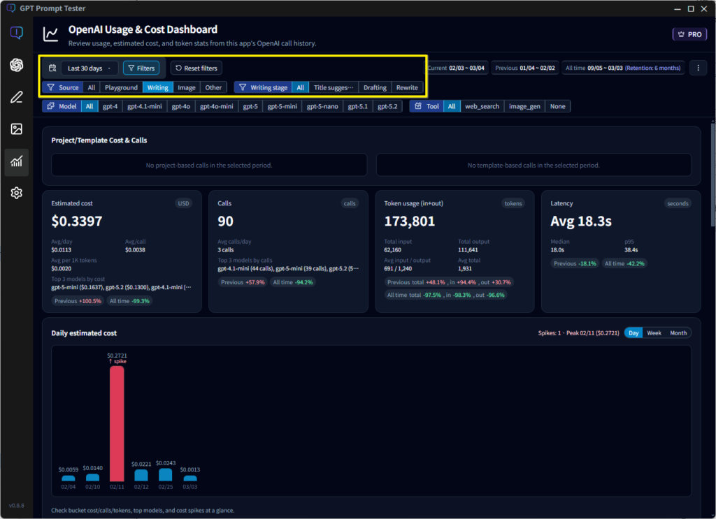 Track Cost and Usage Alongside Results